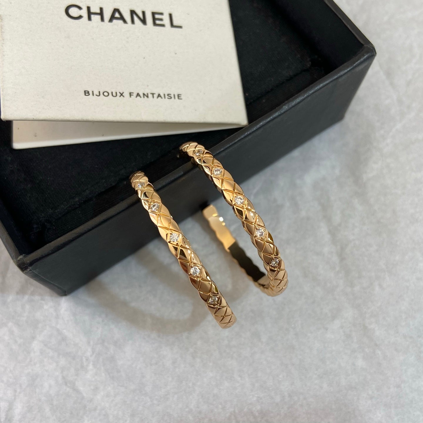 Chanel Coco Crush Earring Hoops